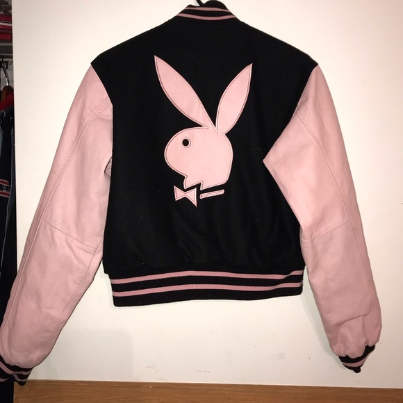 PLAYBOY Jackets & Coats Vintage Playboy Varsity Bomber Reversible